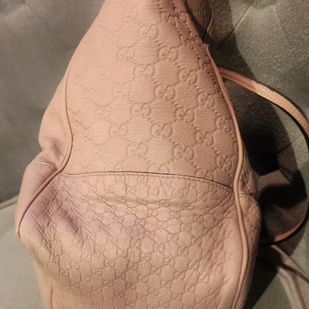 Gucci Blush Pink Embossed Tote - Picture 9 of 16